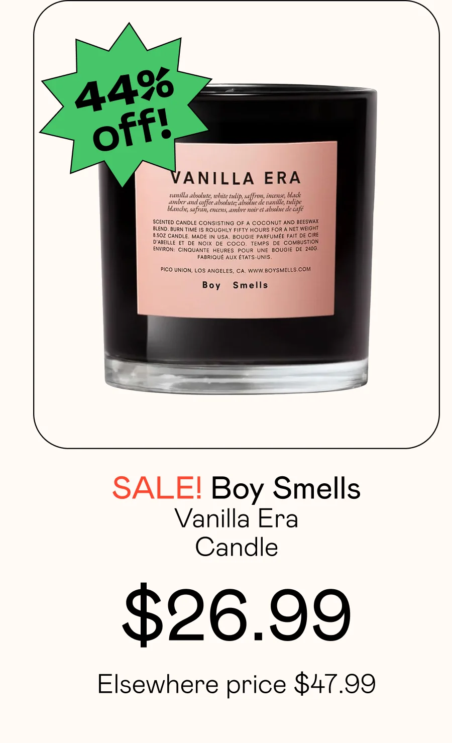 Vanilla Era Candle