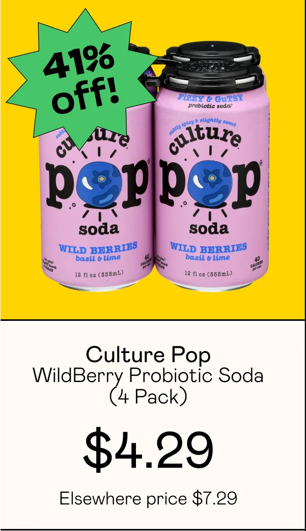 Wildberry Probiotic Soda (4 Pack)