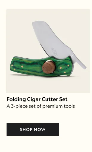 Folding Cigar Cutter Set