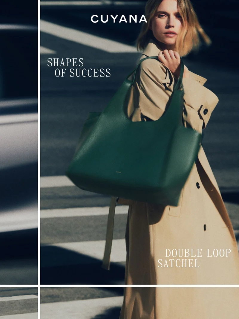 Cuyana Shapes Of Success Double Loop Satchel