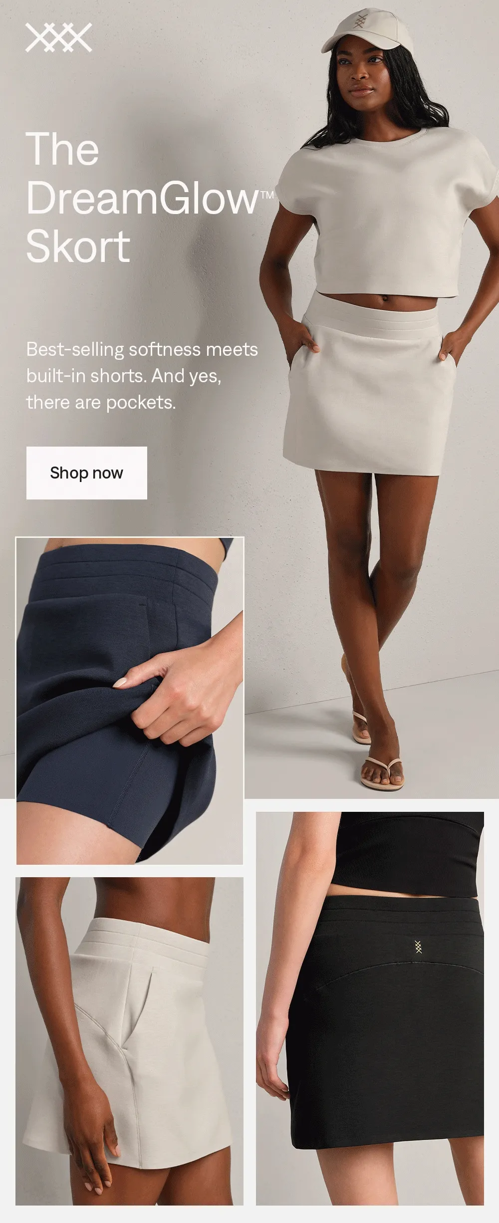 NEW: The DreamGlow™ Skort. Shop now