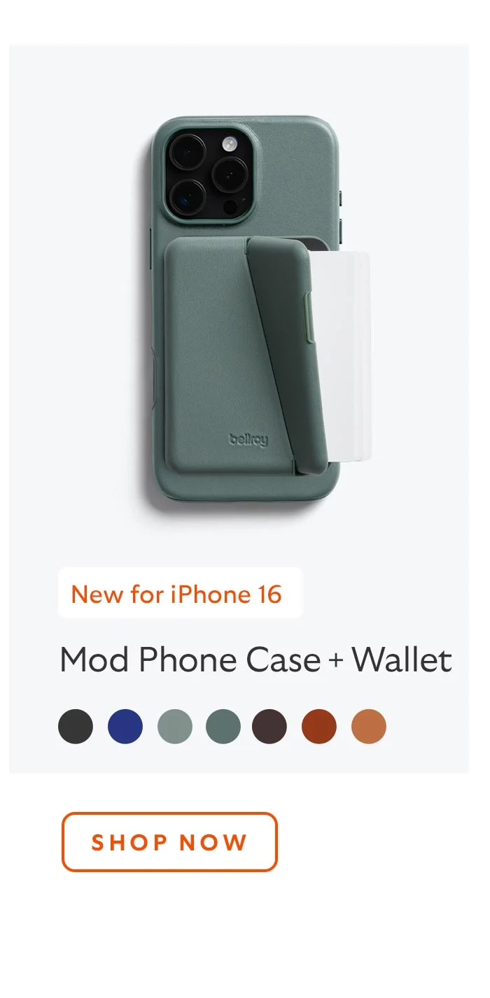 Mod Phone Case + Wallet iPhone 16 Pro – Agave *New for iPhone 16