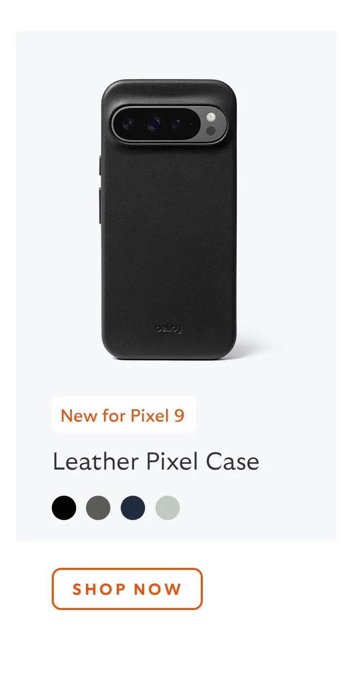 Leather Pixel Case - Pixel 9 Pro XL - Black (*new)
