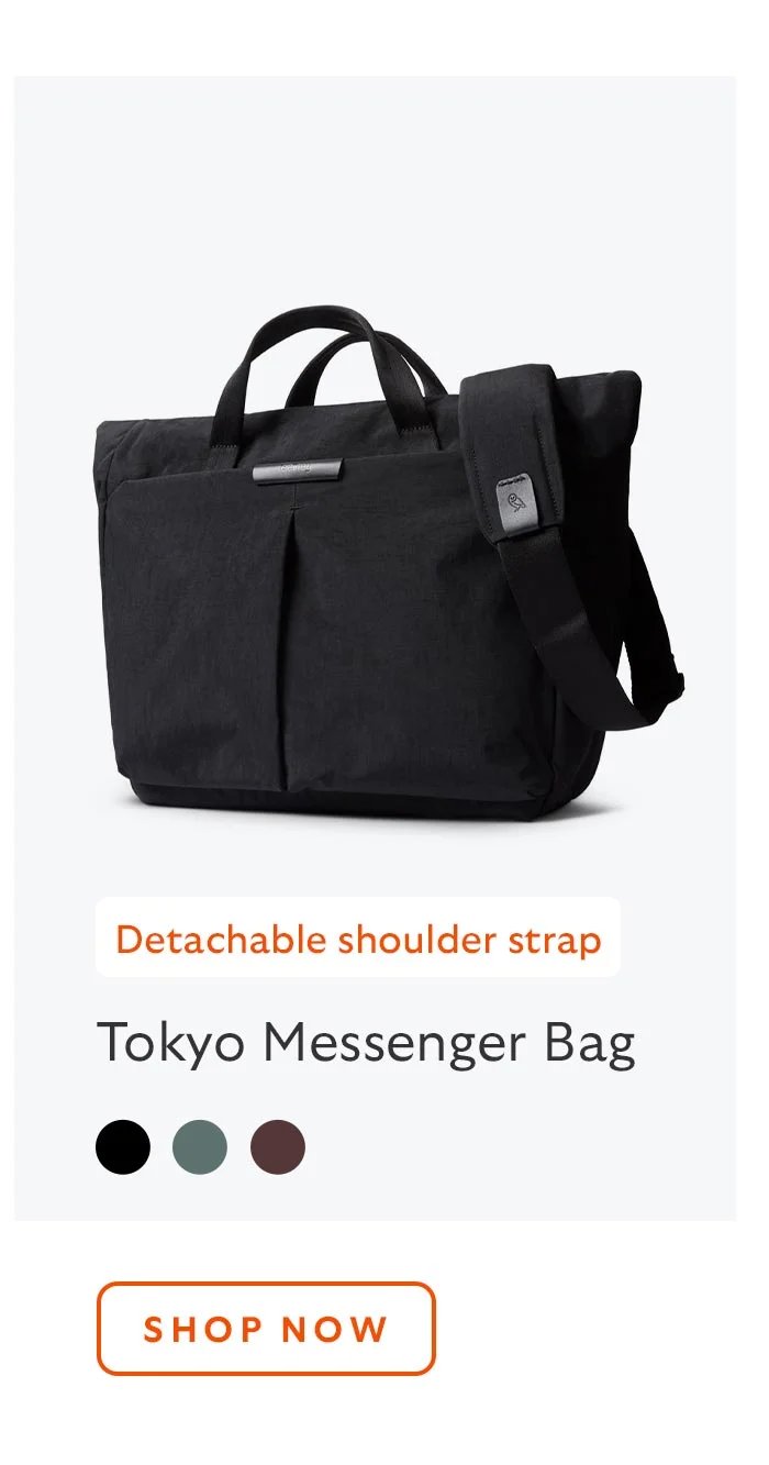 Tokyo Messenger Bag 14" - Raven