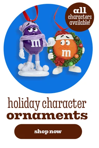 HOLIDAY CHARACTER ORNAMENTS