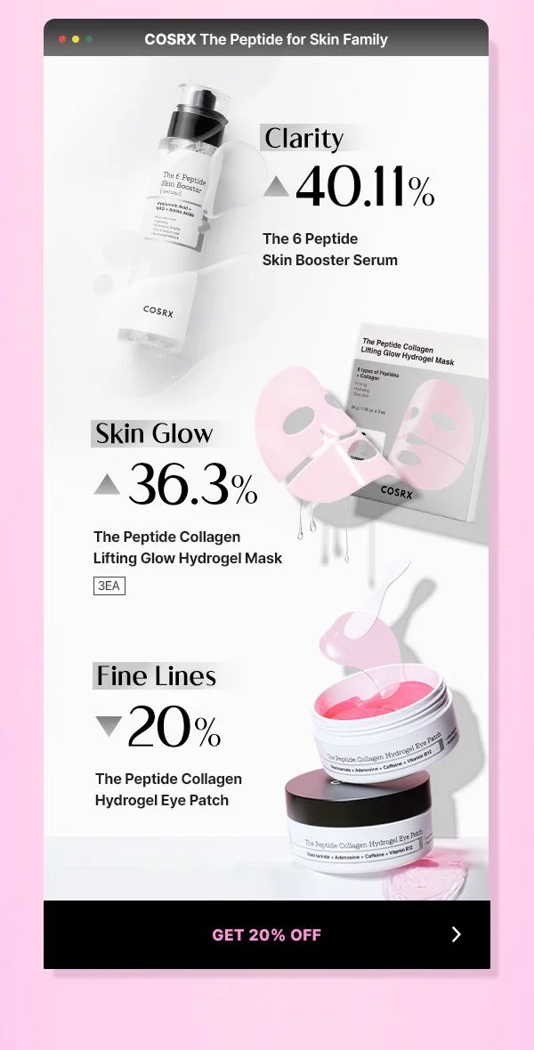 COSRX The peptide for skin family