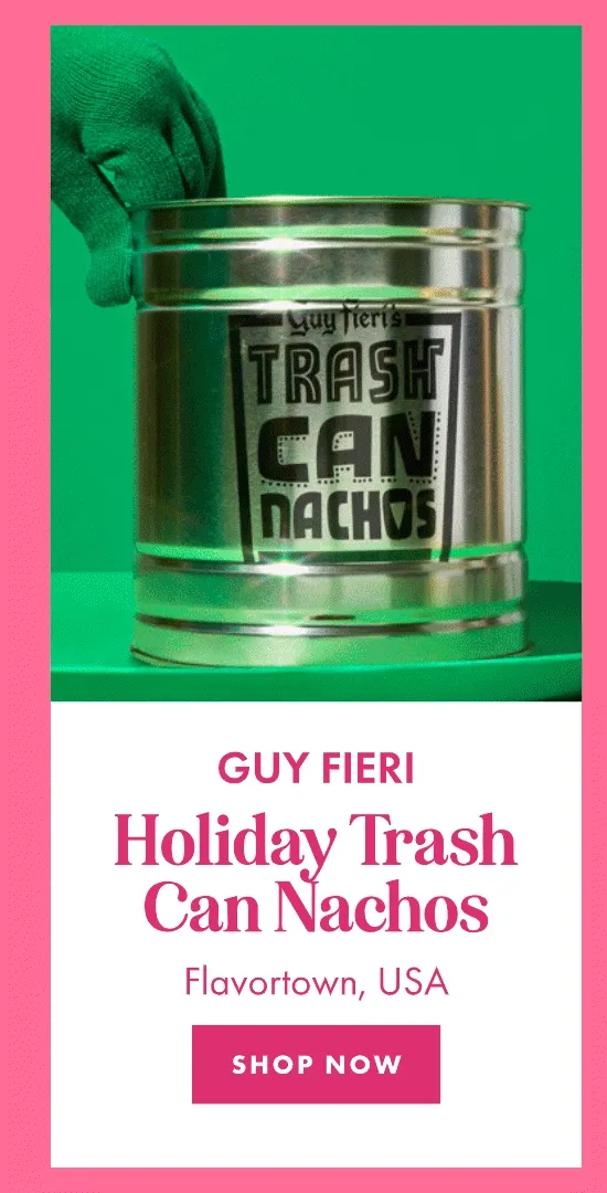 Guy's Holiday Trash Can Nachos Guy's Holiday Trash Can Nachos