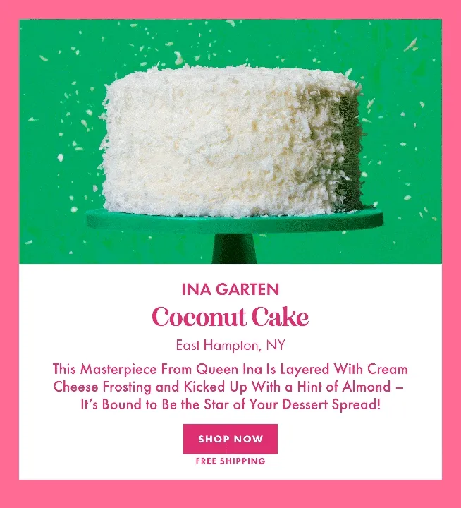 Ina's Coconut Cake Ina's Coconut Cake