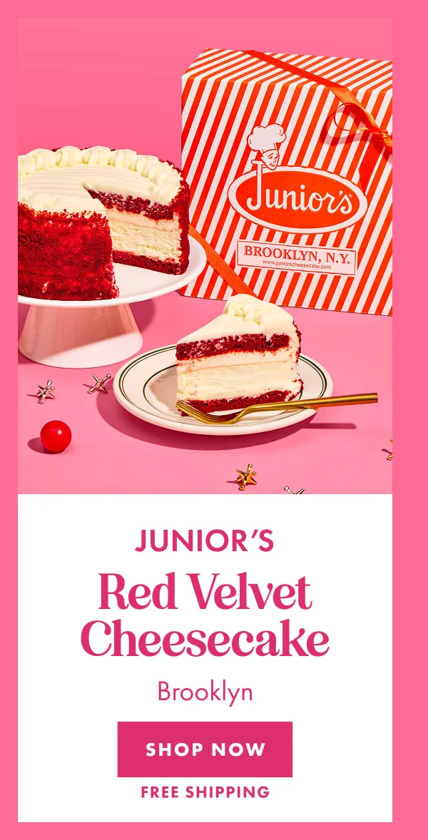 Junior's Red Velvet Cheesecake Junior's Red Velvet Cheesecake