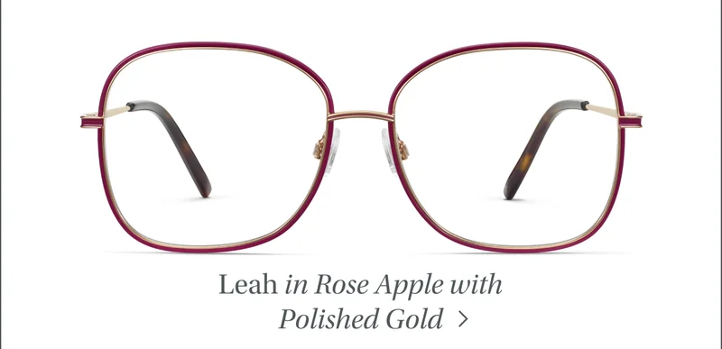 Leah in Rose Apple with Polished Gold