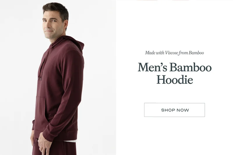Shop Now: Men's Bamboo Hoodie!