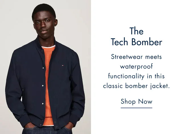 The tech bomber                                            Streetwear meets waterproof functionality in this classic jacket.                                            Shop now