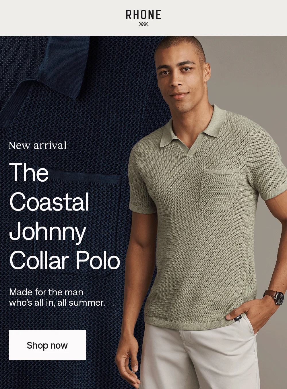 The Coastal Johnny Collar Polo