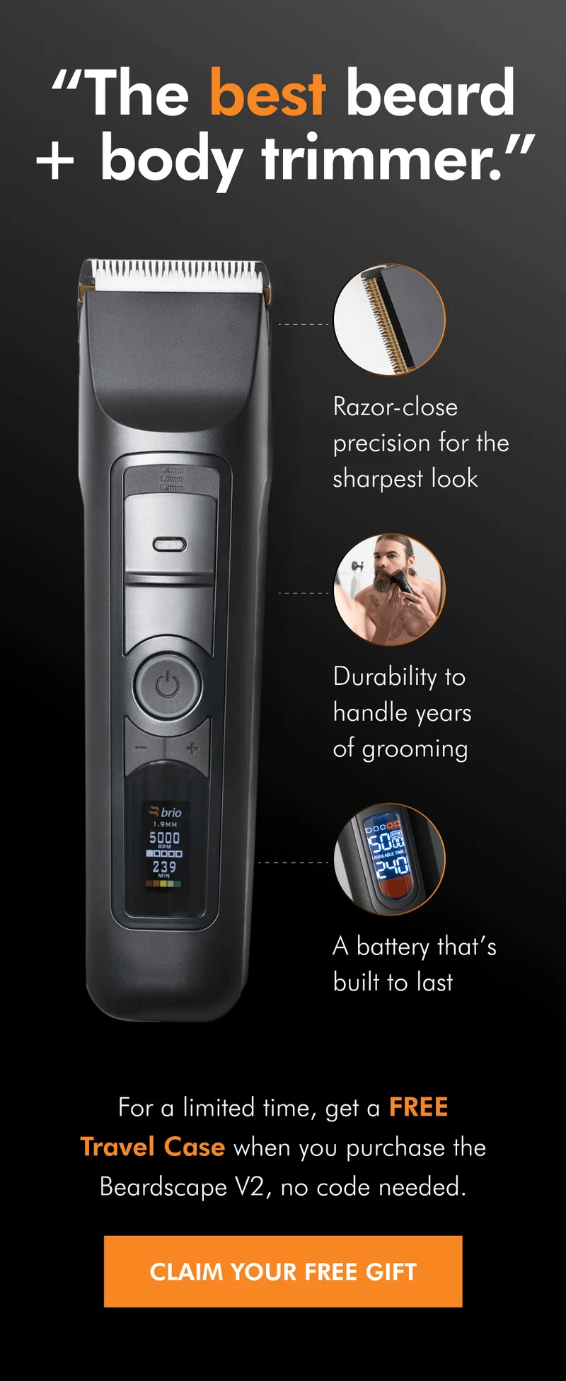 The best beard + body trimmer!
