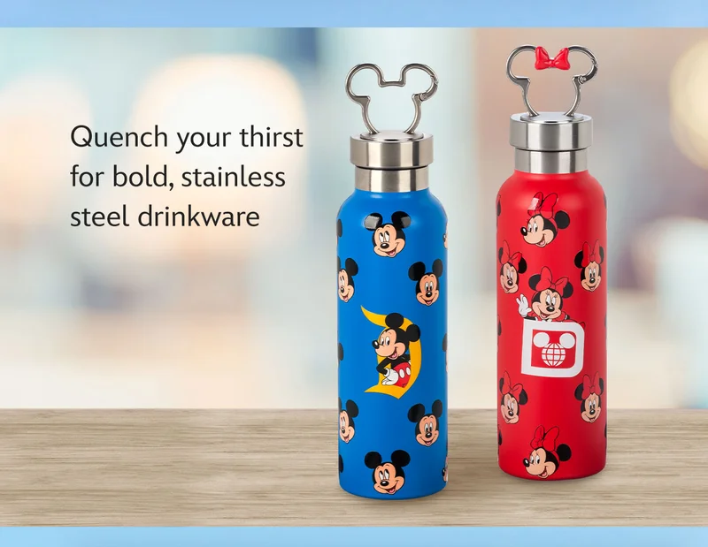 Mickey and Minnie stainless steel drinkware | Shop Now