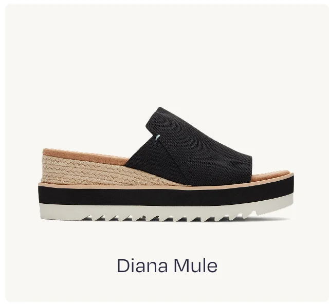Diana Mule Wedge Sandal