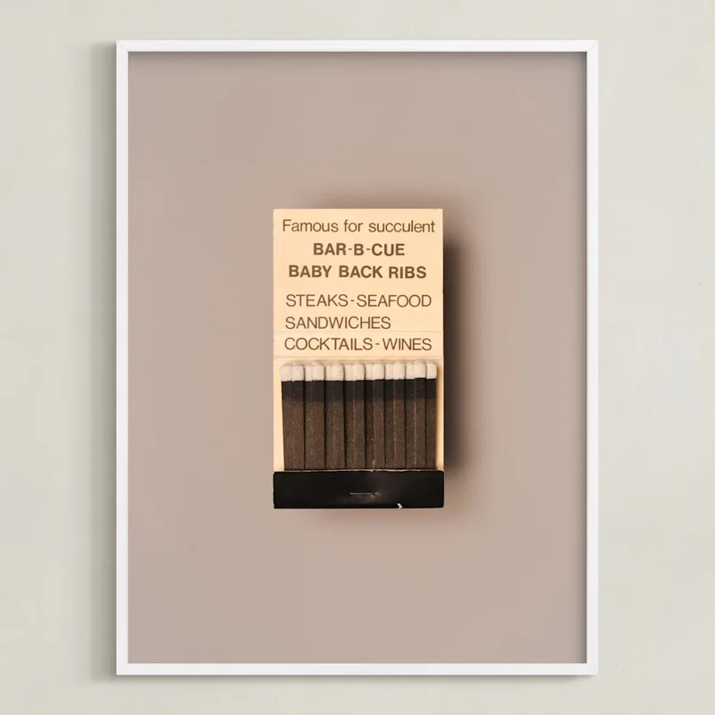 Famous Food Black Limited Edition Fine Art Print 2 by Andrew McClintock | Minted