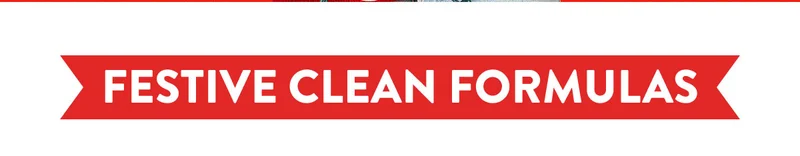 FESTIVE CLEAN FORMULAS