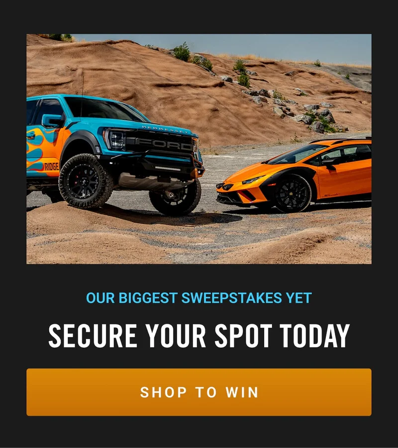 Secure Your Spot Today | Shop to Win