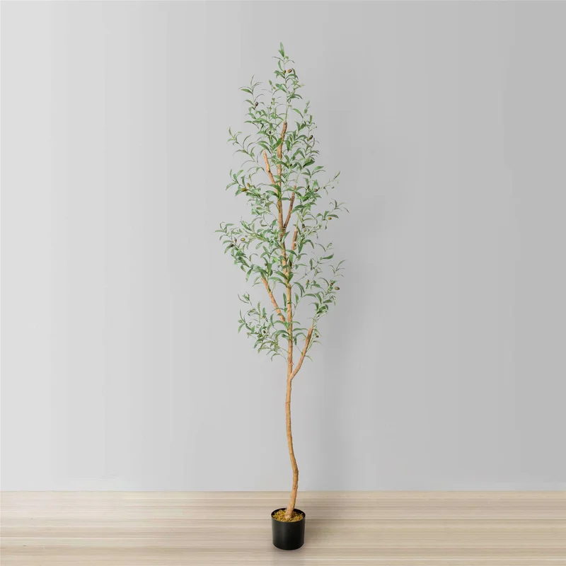 Image of Olivo Artificial Olive Tree Potted Plant (Multiple Sizes)