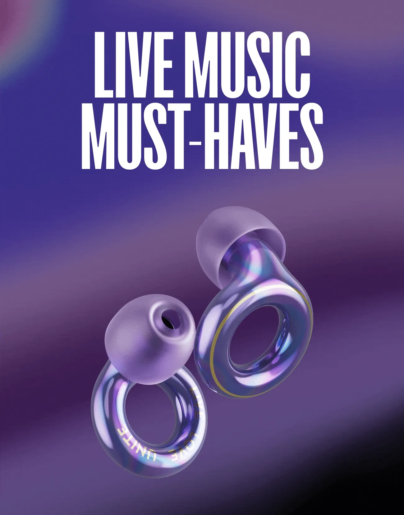 Live music must-haves.