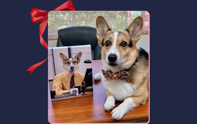 The Pawsistant Manager Custom Canvas