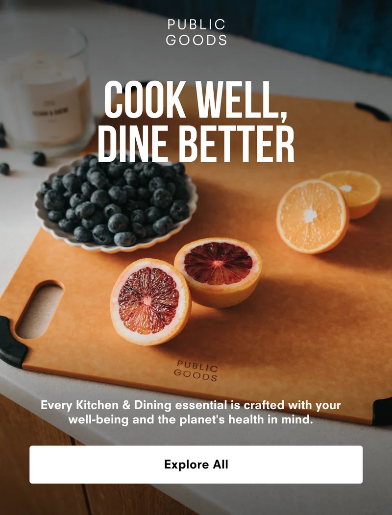 Cook well, dine better