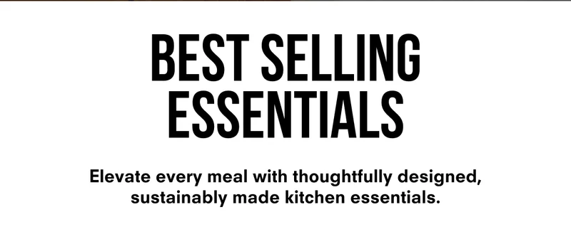 Best selling essentials