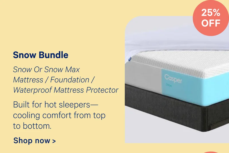 Snow Bundle; Engineered for hot sleepers—cooling comfort from top to bottom.