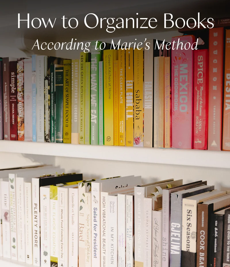 How to Organize Books, According to Marie’s Method