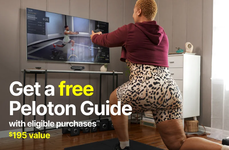 Get a free Peloton Guide with eligible purchases, $195 value