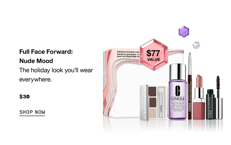 Full Face Forward: Nude Mood | The holiday look you’ll wear everywhere. $30 SHOP NOW
