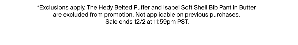 Sale Exclusions Apply