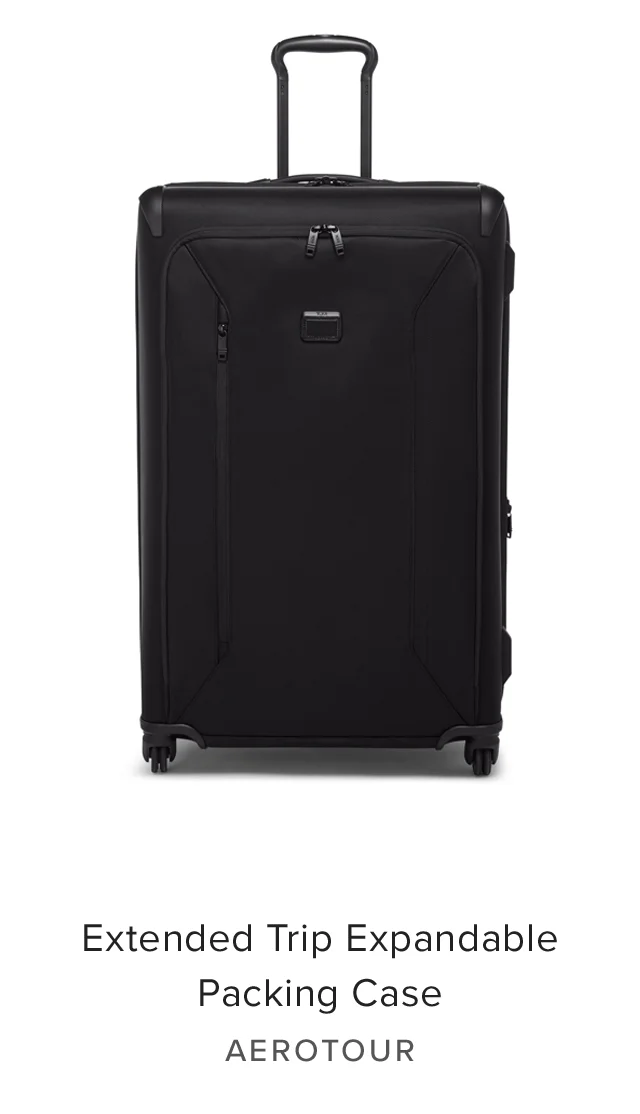 Extended Trip Expandable 4 Wheeled Packing Case