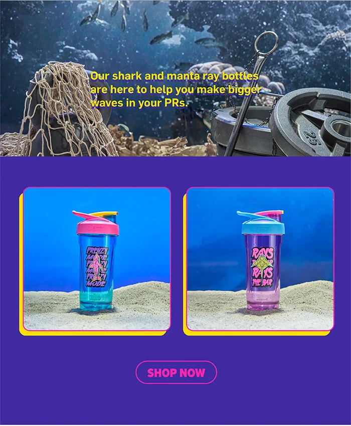 New Shark & Manta Shakers - Shop Now!