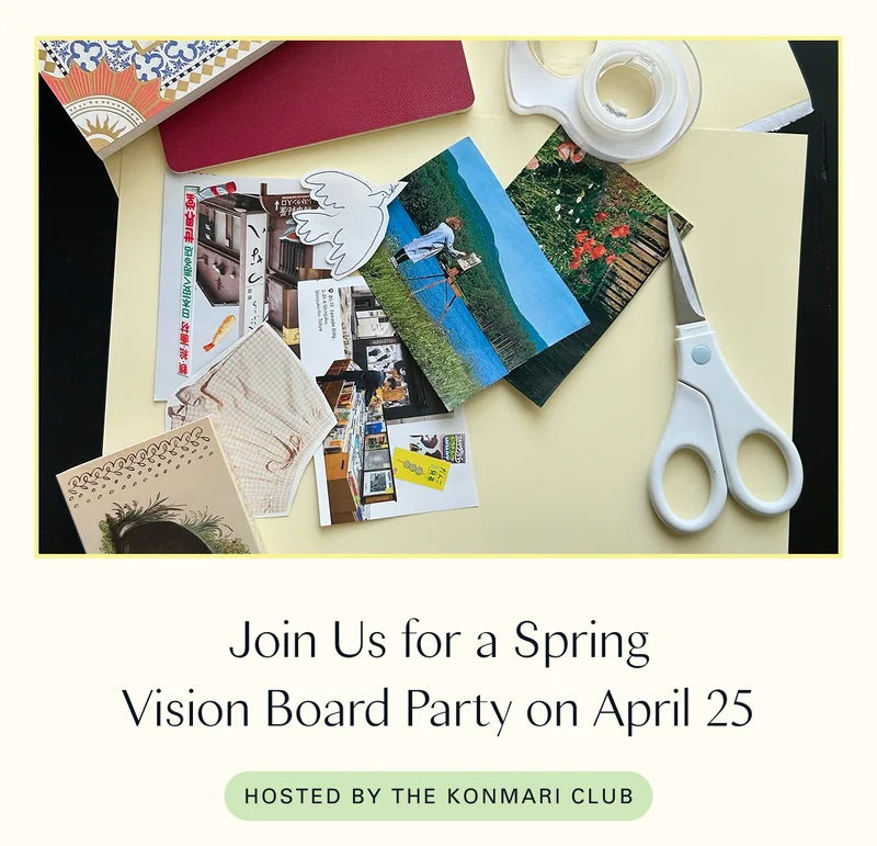 Join Us for a Spring Vision Board Party on April 25: Hosted by the KonMari Club