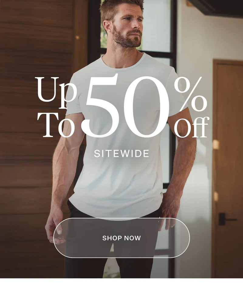 Up To 50% Off Sitewide