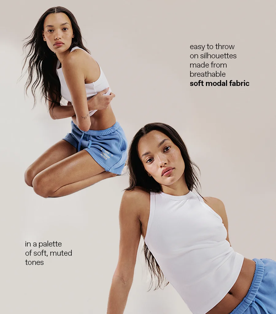 Easy to throw on silhouettes, made from breathable modal fabric