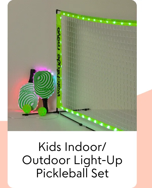 Kids Indoor/Outdoor Light-Up Pickleball Set