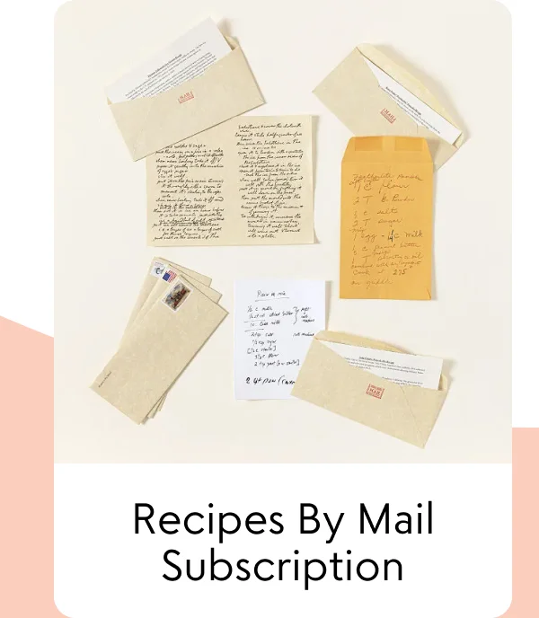 Recipes By Mail Subscription