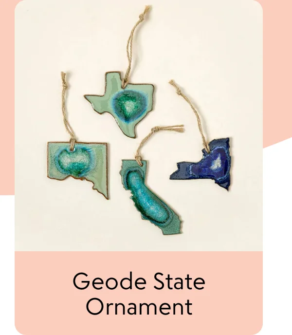 Geode State Ornament