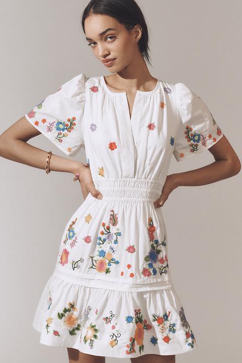 The Somerset Mini Dress: Embroidered Edition