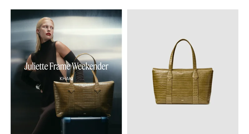 Juliette Frame Weekender Khaki