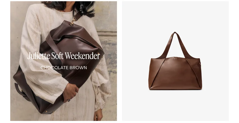 Juliette Soft Weekender Chocolate Brown