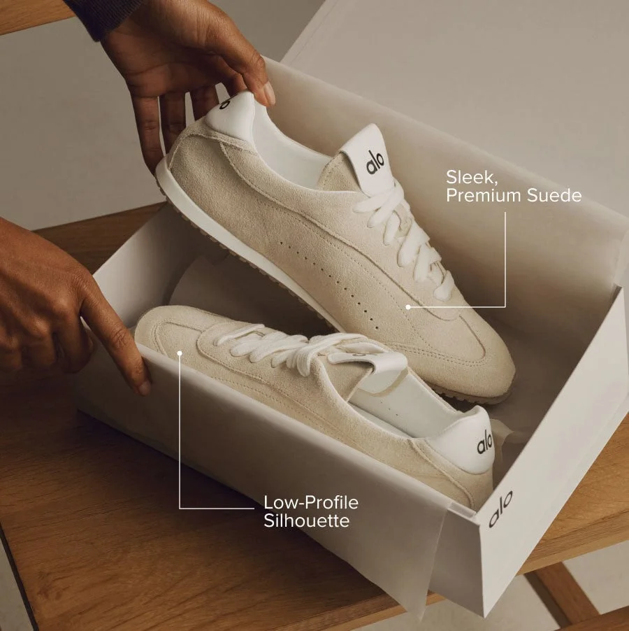 Sleek. Premium Suede. Low-Profile Silhouette