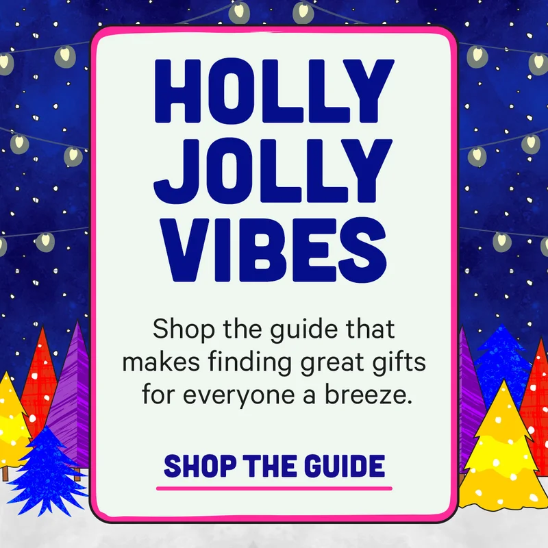 Holly Jolly Vibes - shop the guide that makes finding great gifts a breeze!