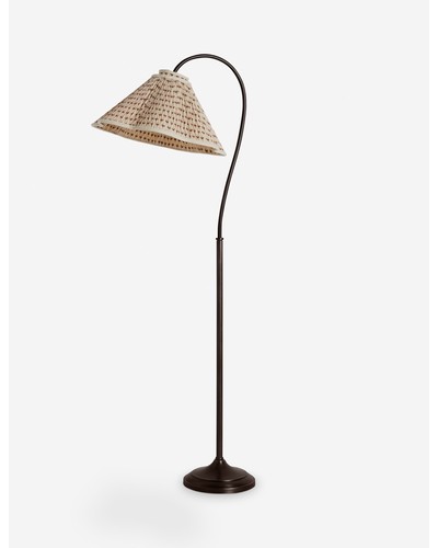 Jordan Floor Lamp - Poiret and Antique Bronze