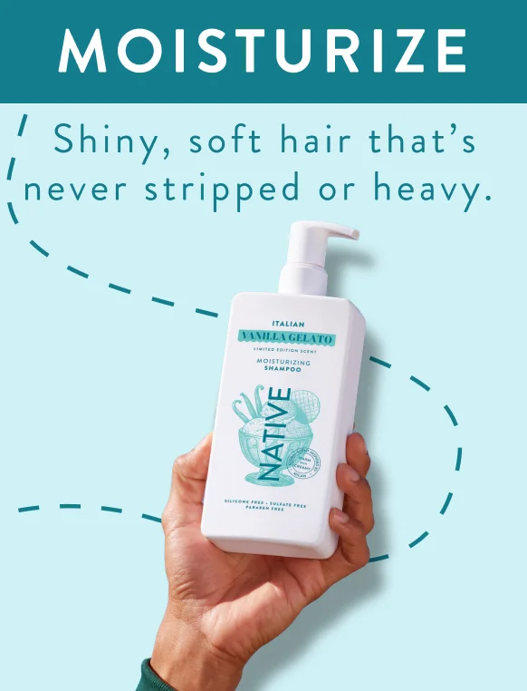 Shiny, soft hair that's never stripped or heavy