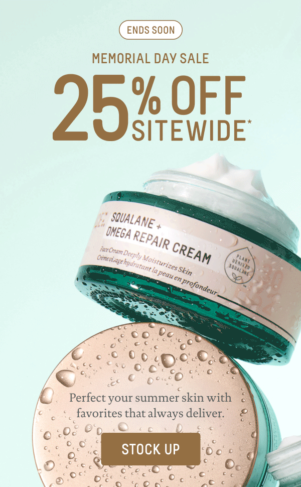25% OFF SITEWIDE