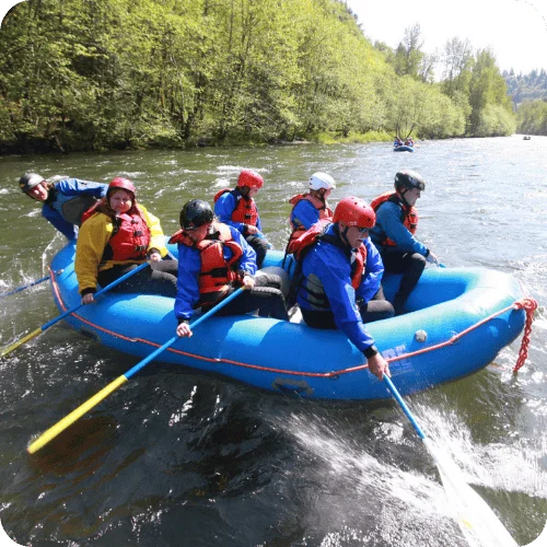 white water rafting in Mt Hood Oregon with Blue Sky Rafting white water rafting in Mt Hood Oregon with Blue Sky Rafting